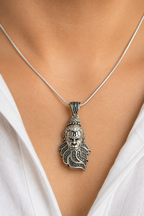 Lord Hanuman Sterling Silver Pendant
