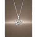 925 Sterling Silver Crown Pendant for Women