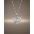 925 Sterling Silver Heart Pendant for Women