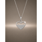 925 Sterling Silver Heart Pendant for Women