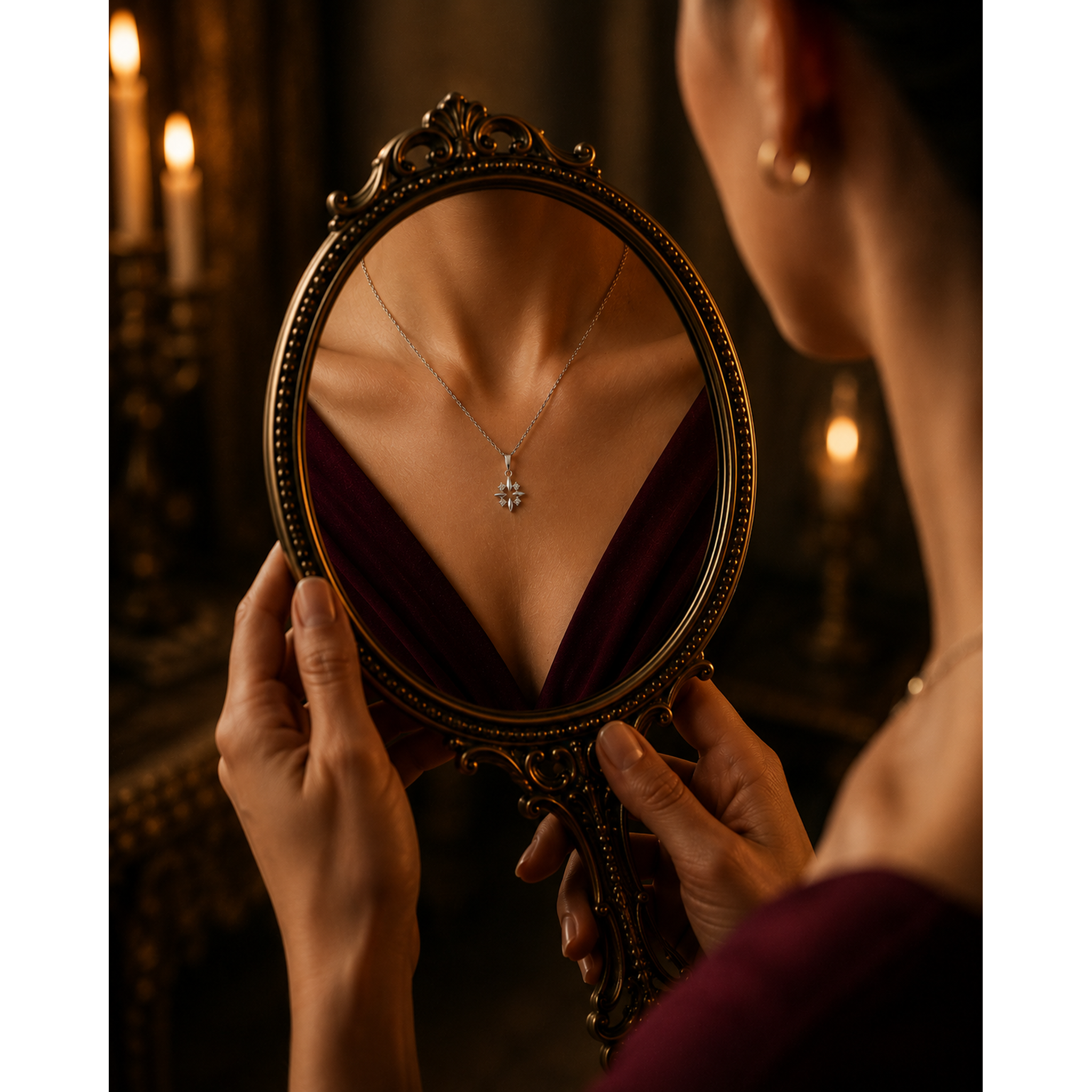 925 Sterling Silver Dangle Pendant for Women