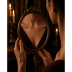925 Sterling Silver Hexagon Bloom Pendant for Women