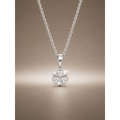 925 Sterling Silver Four-Leaf Clover Pendant for Women