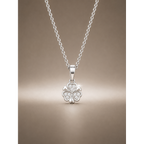 925 Sterling Silver Four-Leaf Clover Pendant for Women