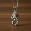 Lord Ganesha Sterling Silver Pendant